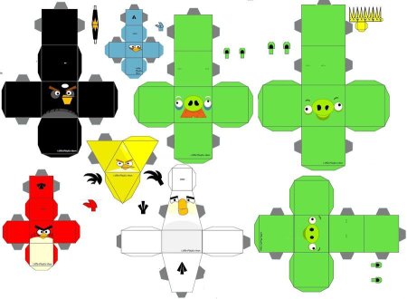Angry Birds cubeecraft