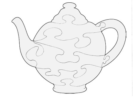 Чайник для вырезания