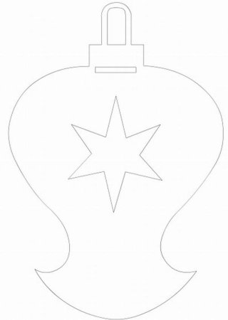 Новогодние трафареты на окна шарики