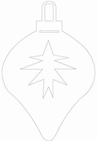 Новогодние шары трафареты на окна