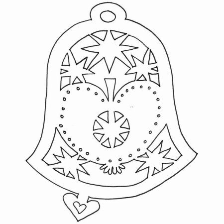 Вытынанки новогодние шары