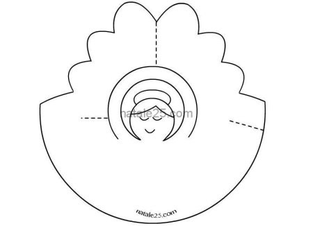 Схема Ангелочек из бумаги