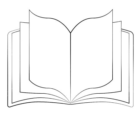 Изображение открытой книги