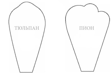 Лепестки для пиона из гофробумаги