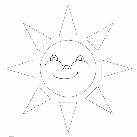 Солнце карандашом