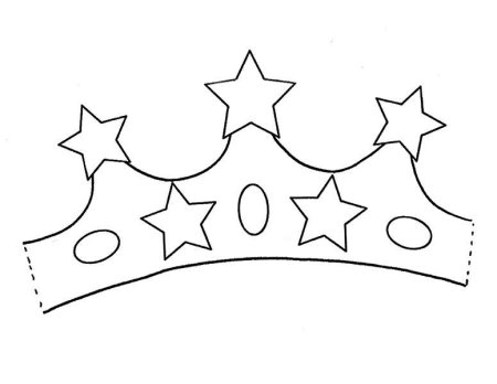 Корона раскраска