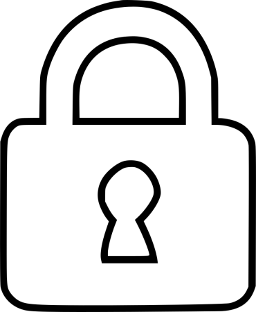 Раскраска замок дверной