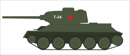 Танк вектор т34 вектор