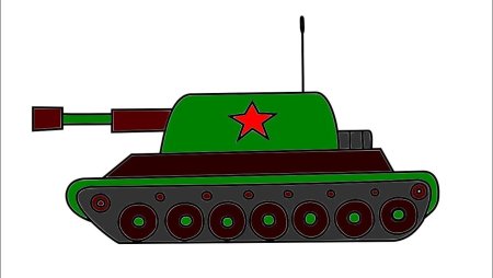 Танк т-34 для детей