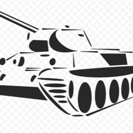 Трафарет танка