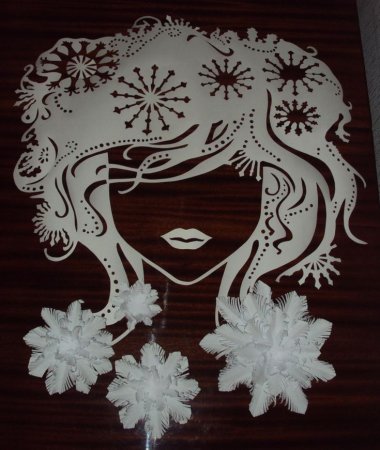 Трафареты лица снежной королевы для вырезания из бумаги (42 фото)