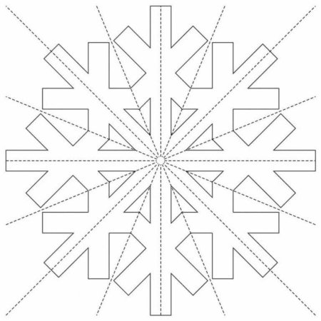 Снежинки шаблоны для вырезания
