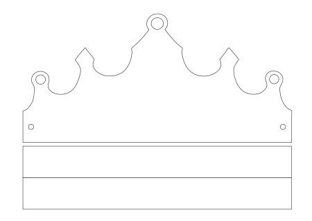 Корона лекало