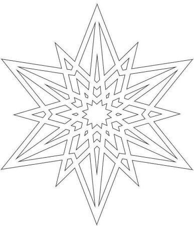 Снежинки на окна