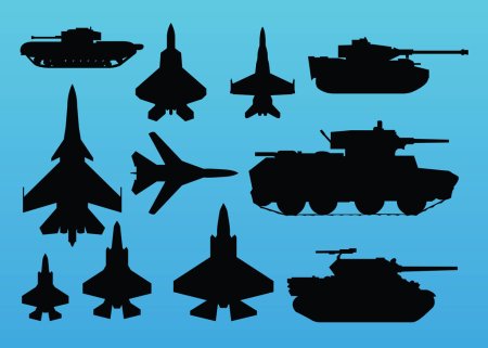 Силуэты военной техники