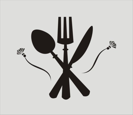 Трафареты для кухни на стену