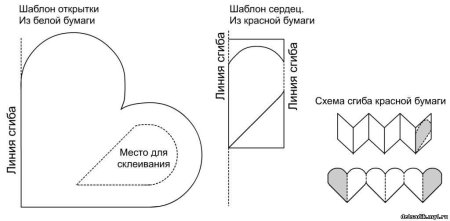 Валентинки своими руками из бумаги