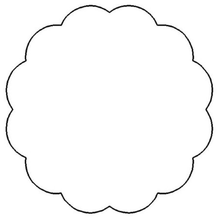 Овал с волнистыми краями