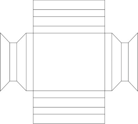 Объемная рамка из картона