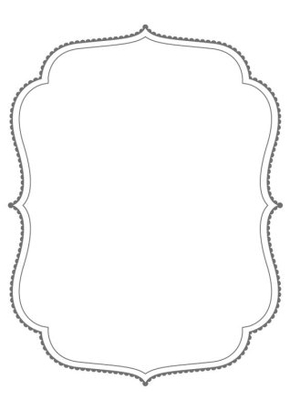 Фигурная рамка