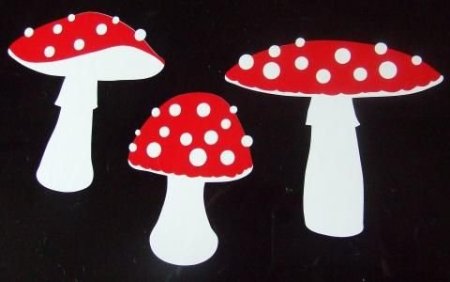 Аппликация мухомор