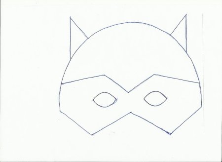 Трафареты маски бэтмена из бумаги (47 фото)