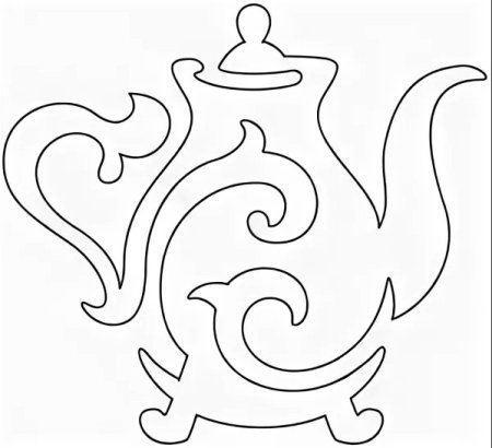 Аппликация чайник