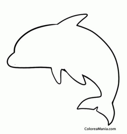 Трафареты дельфина из бумаги (41 фото)