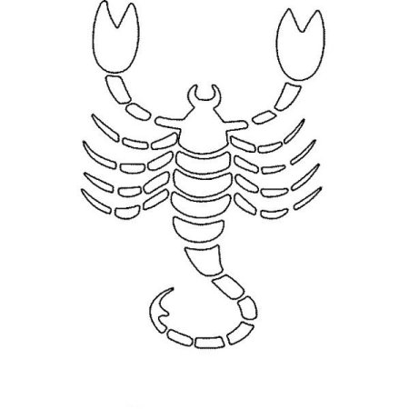 Скорпион трайбл эскиз