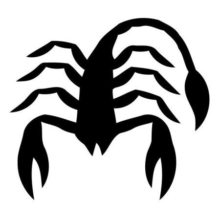 Скорпион рисунок