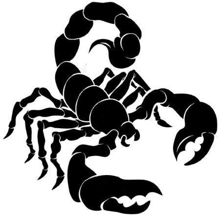 Скорпион силуэт