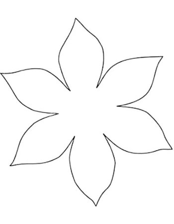 Трафарет цветов для вырезания