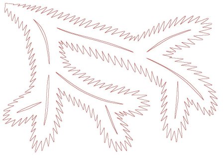 Елочные ветки трафареты на окна