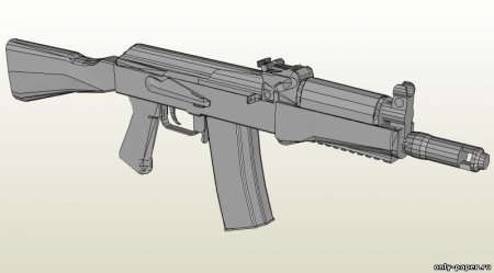 Автомат из картона m416