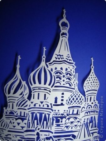 Вытынанка храм Василия Блаженного