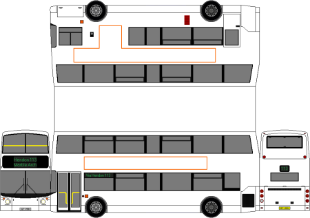 МАЗ-103 развертка