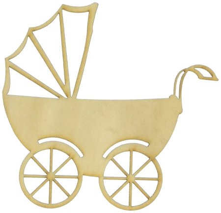 Коляска трафарет