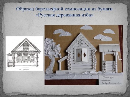 Макет избушки своими руками