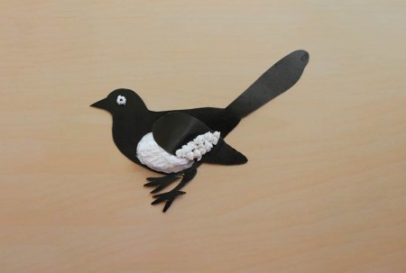 Сорока из фетра