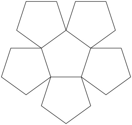 Шестигранник из бумаги