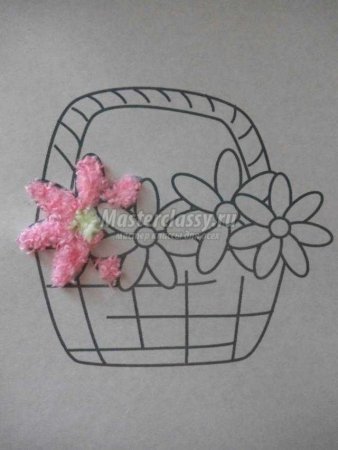 Трафареты корзинки для цветов для вырезания из бумаги (44 фото)