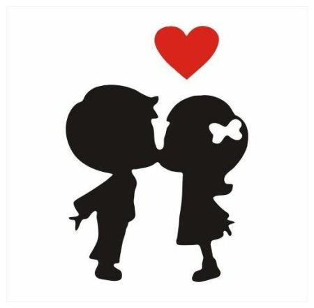 Трафарет Love