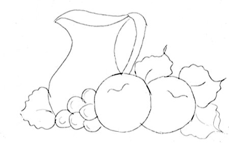 Натюрморт шаблон