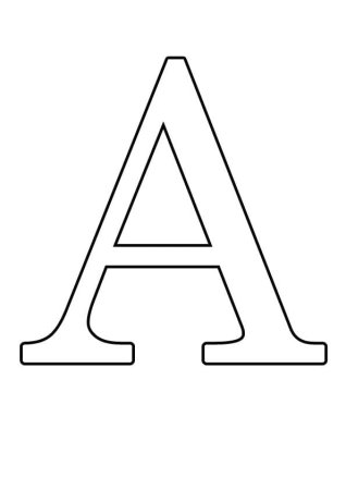 Алфавит трафареты для вырезания из бумаги
