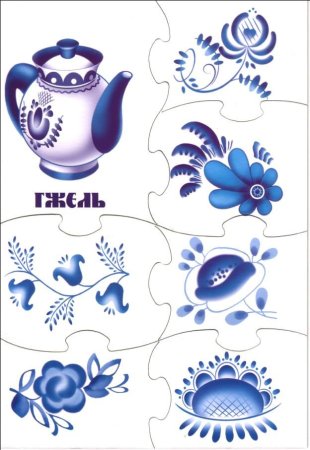Народные промыслы Городецкая, Гжельская, Хохломская роспись