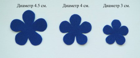 Цветок фиалки шаблон
