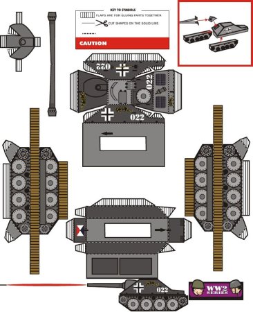 Бумажные танки World of Tanks