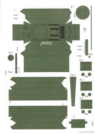 Развертка т80