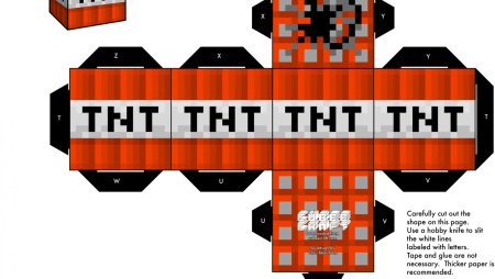 Объемные фигурки из МАЙНКРАФТА
