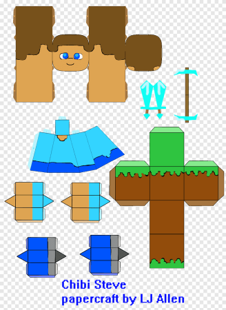 Стив Papercraft